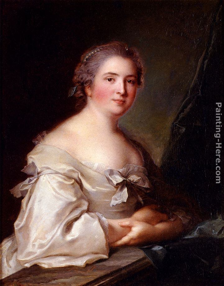 Jean Marc Nattier Portrait of a Young Woman Painter